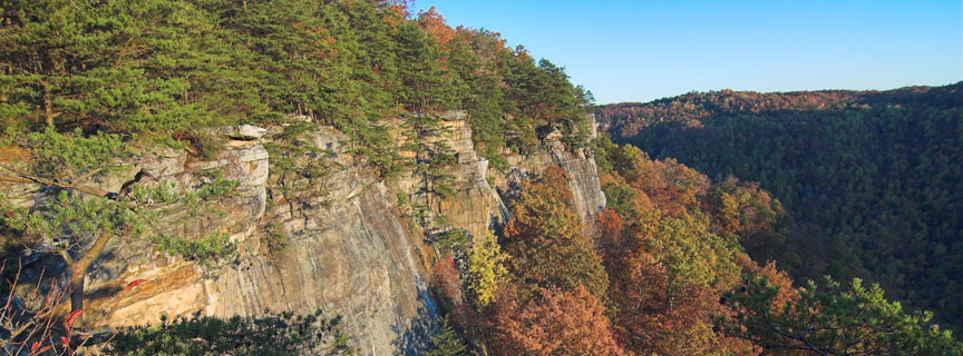 cliffs along the gorge cliffs along the gorge