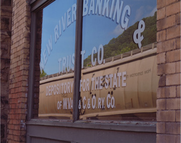 bank window