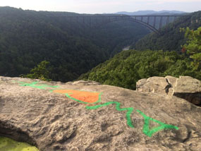 graffiti at overlook