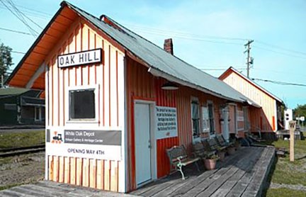An old railroad depot