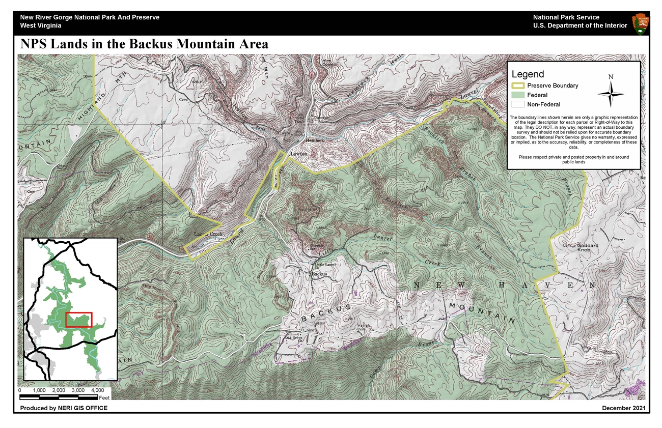 Hunting Area Map - Backus Mountain Area Hunting Area Map - Backus Mountain Area