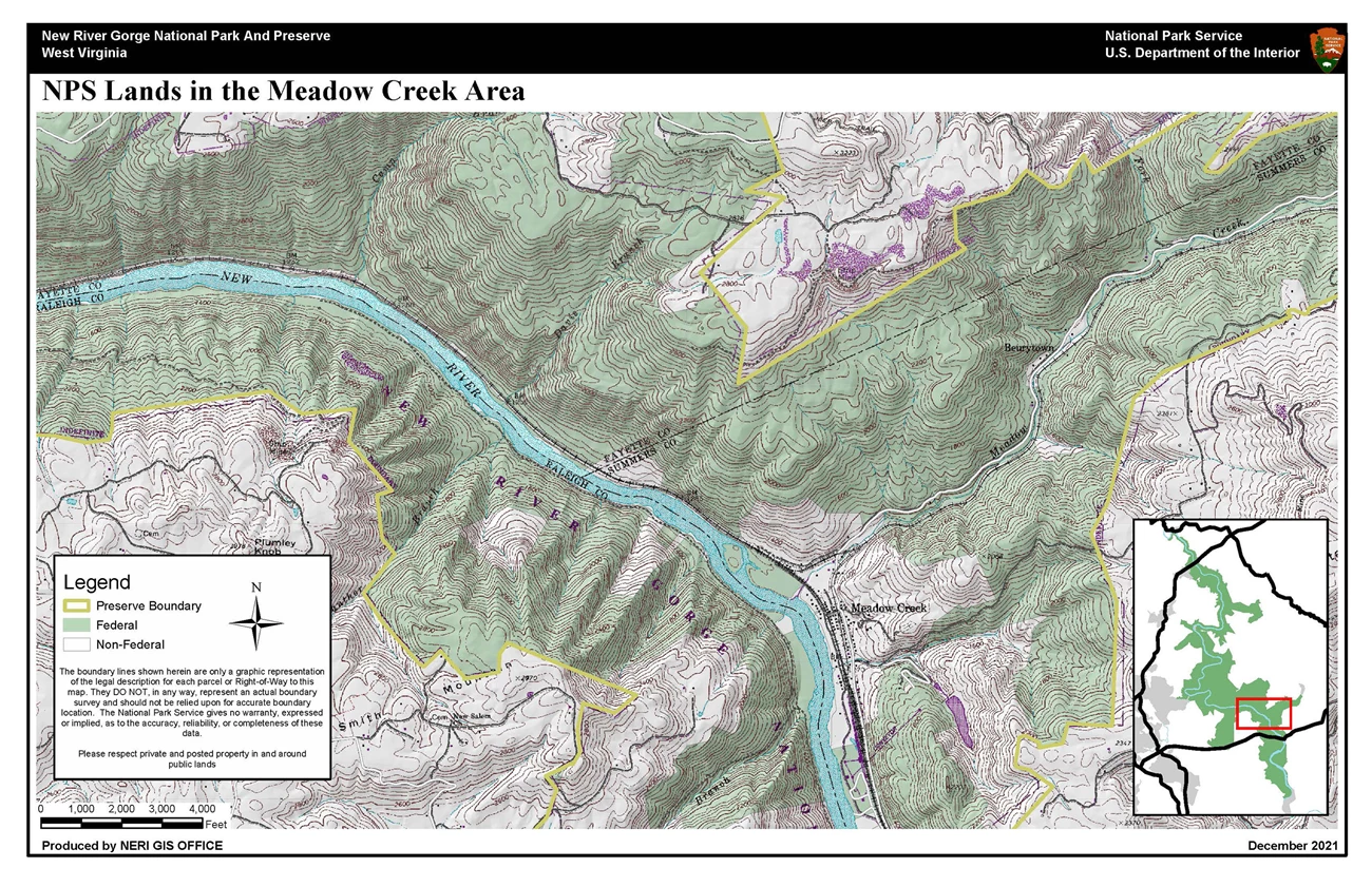 Hunting Map - Meadow Creek Area Hunting Map - Meadow Creek Area