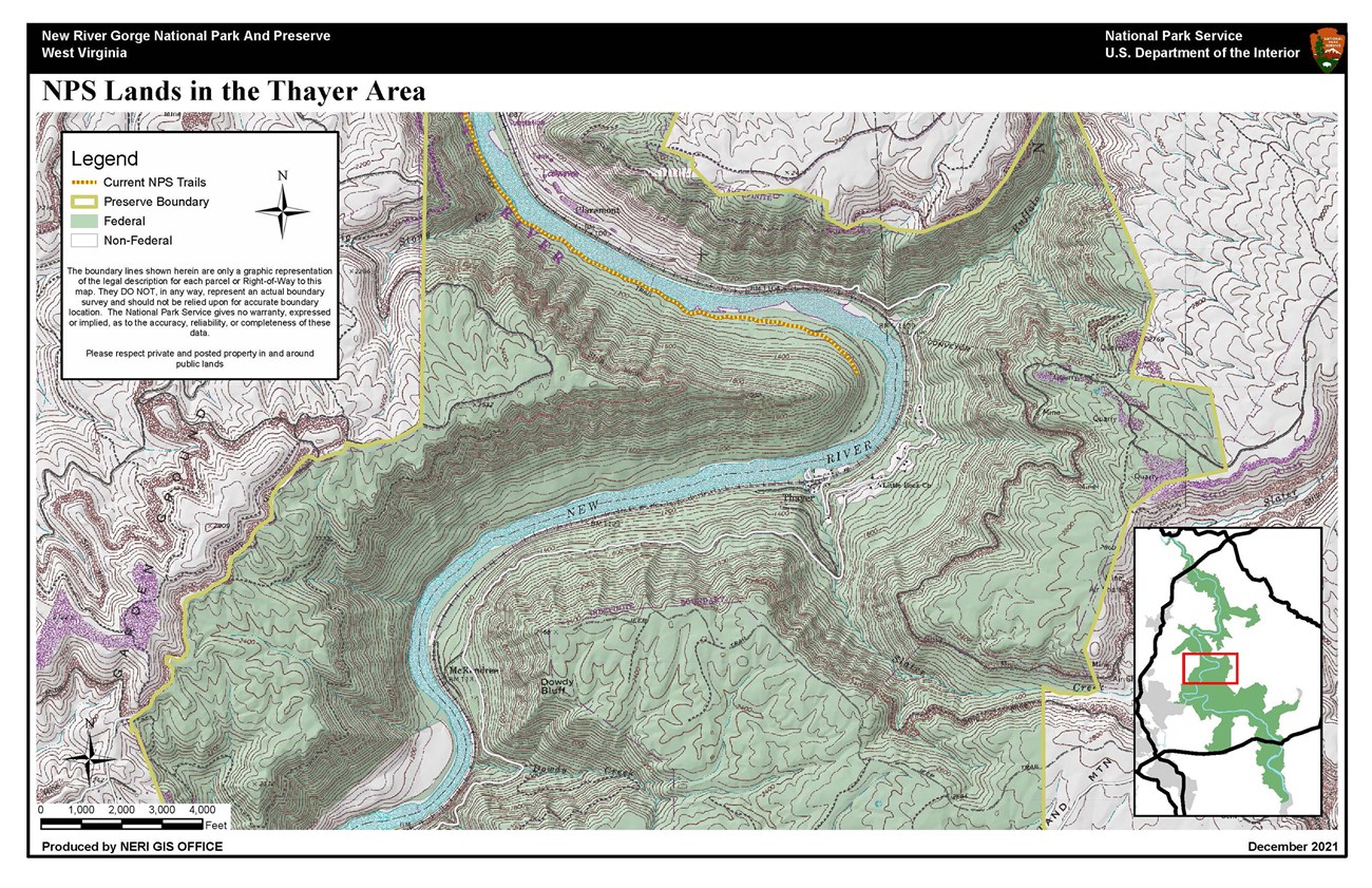 Hunting Map - Thayer Area