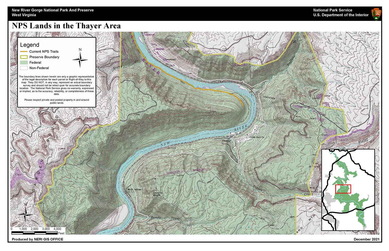 Hunting Map - Thayer Area Hunting Map - Thayer Area