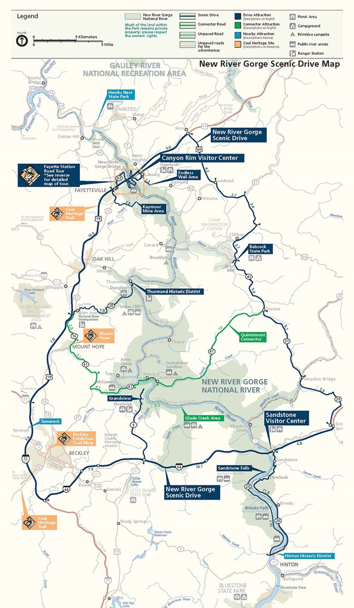 Scenic Drives Map