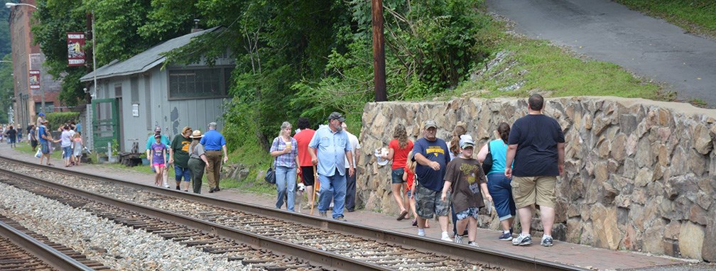 Visitors at Thurmond Visitors at Thurmond