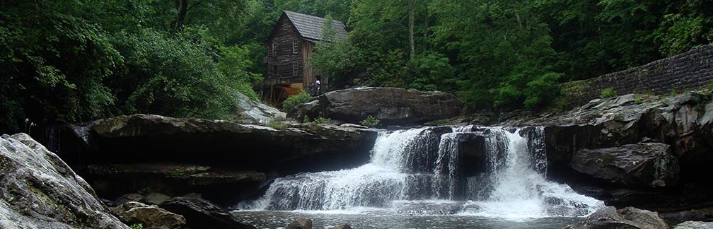 Grist Mill and waterfall