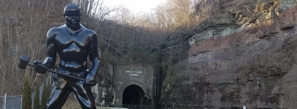 John Henry Statue and Tunnel John Henry Statue and Tunnel