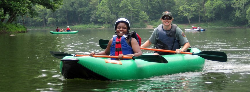 Teacher-Ranger-Teacher on the river