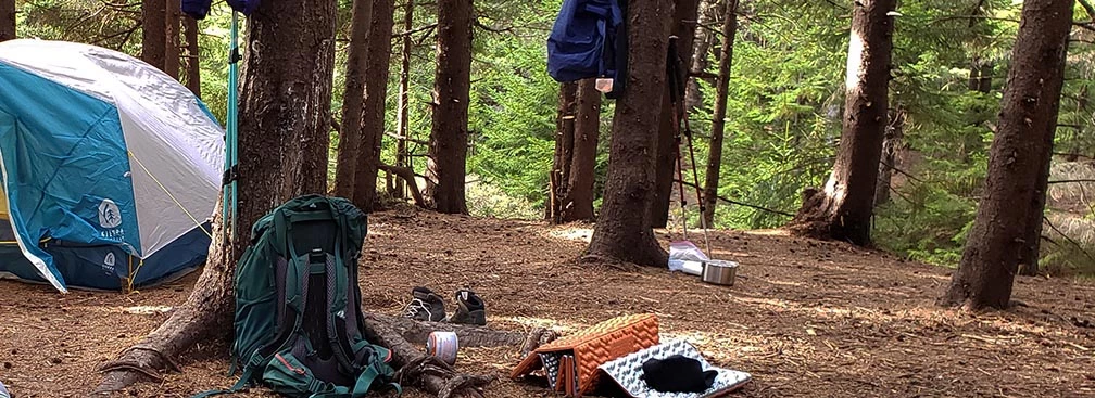 backcountry campsite backcountry campsite