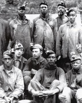 Black coal miners