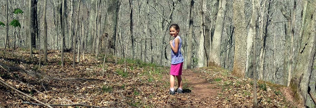 Young Hiker on ridge