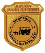 Nicodemus Junior Ranger Badge Nicodemus Junior Ranger Badge
