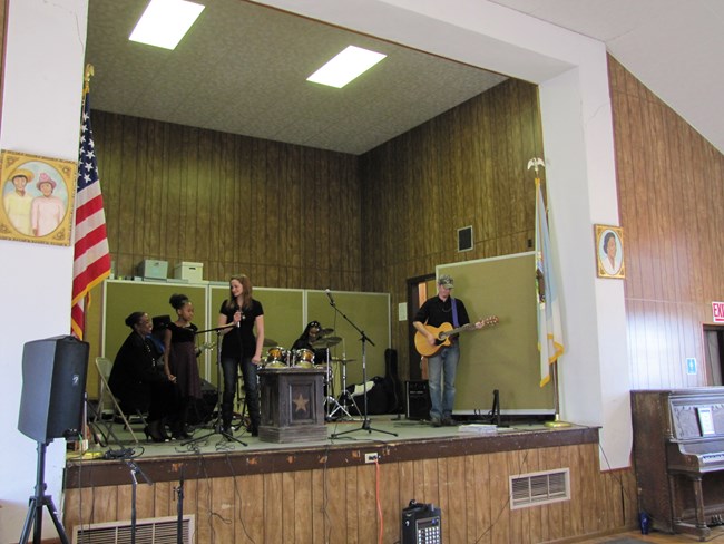 Band on Stage