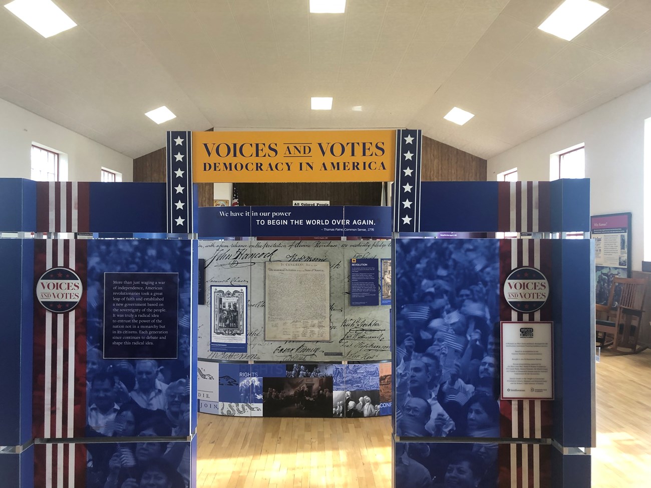 Voices and Votes entrance