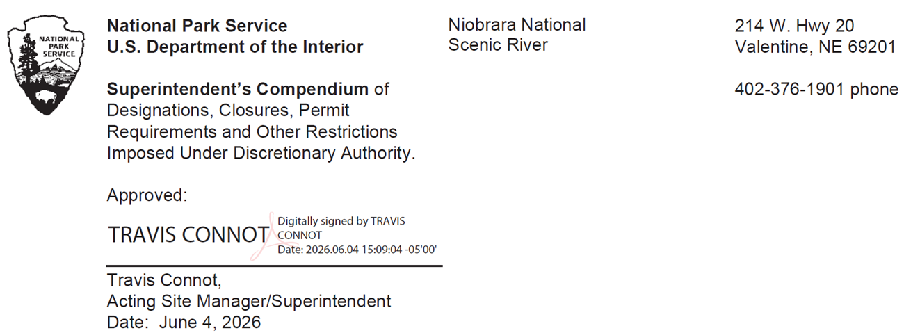 Signature of Travis Connot, acting superintendent. Other text replicated below.