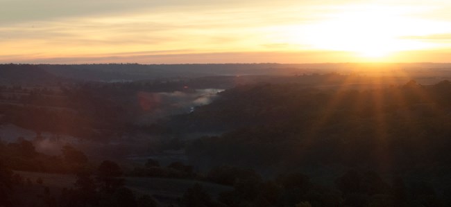 Niobrara valley at sunrise Niobrara valley at sunrise