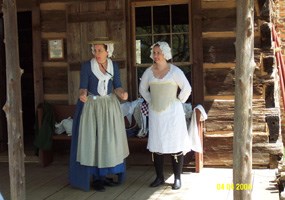 Colonial fashion show