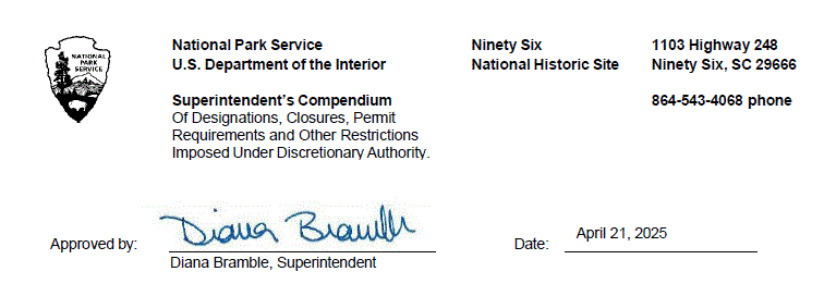 Superintendents Signature page