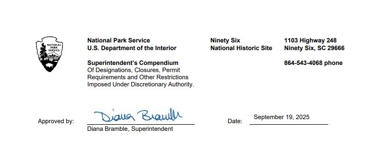Superintendents Signature page