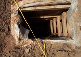 An opening into the 1781 Mine
