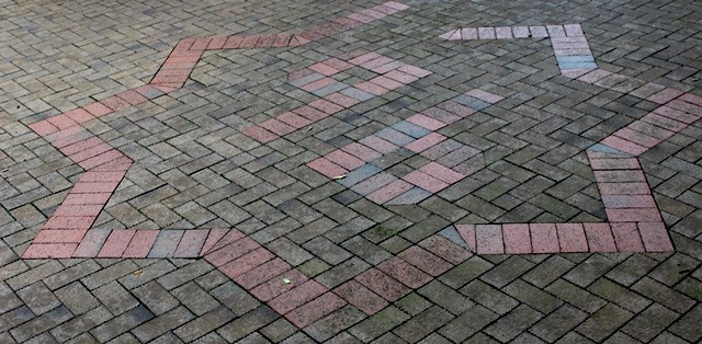 Entrance Patio with 96 Star Fort design
