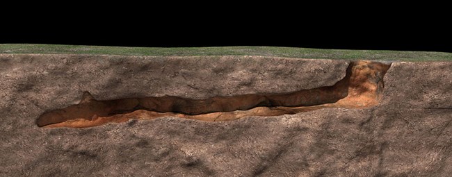 Sectional profile of the tunnel