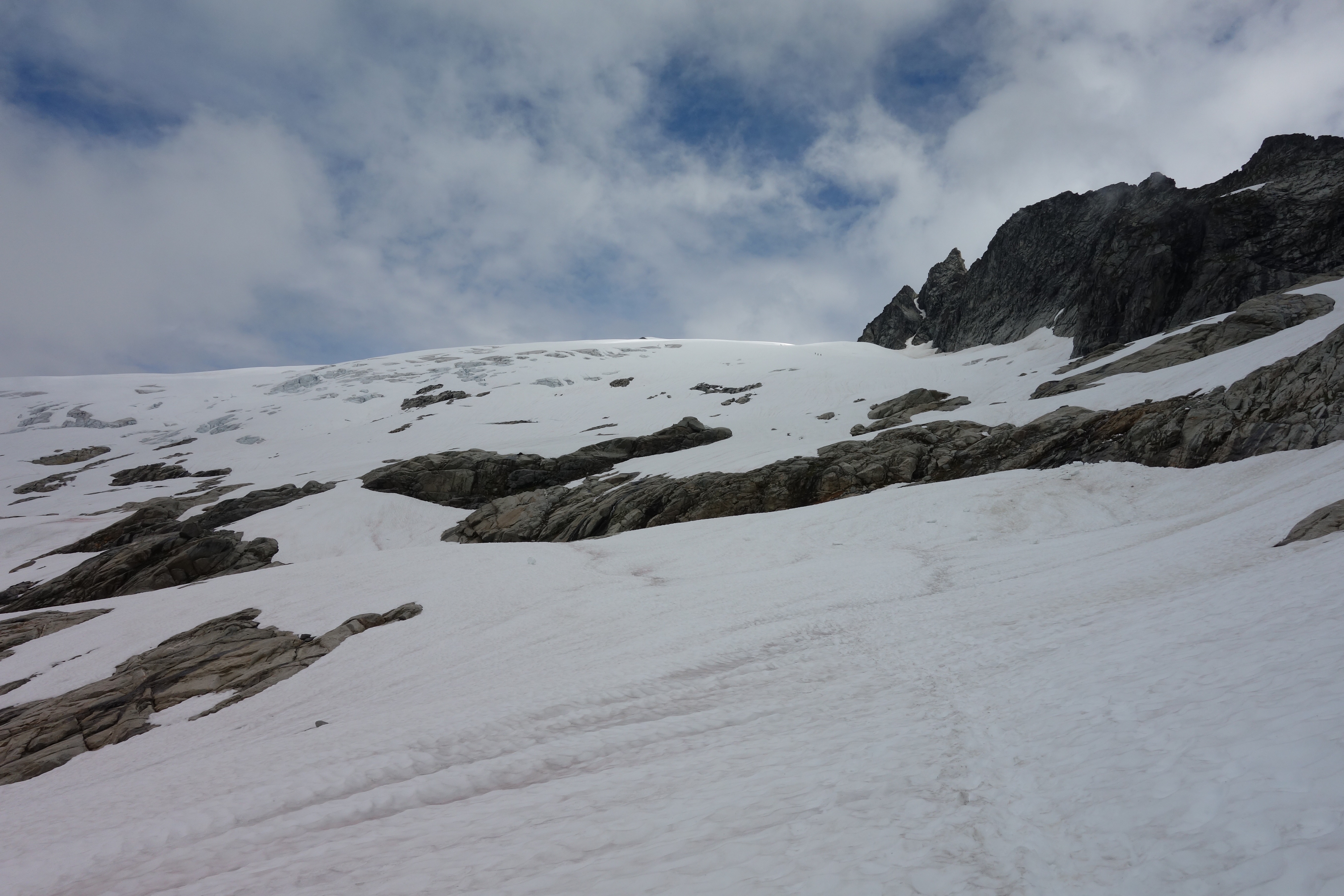 Lower Eldorado Glacier. Lower Eldorado Glacier.
