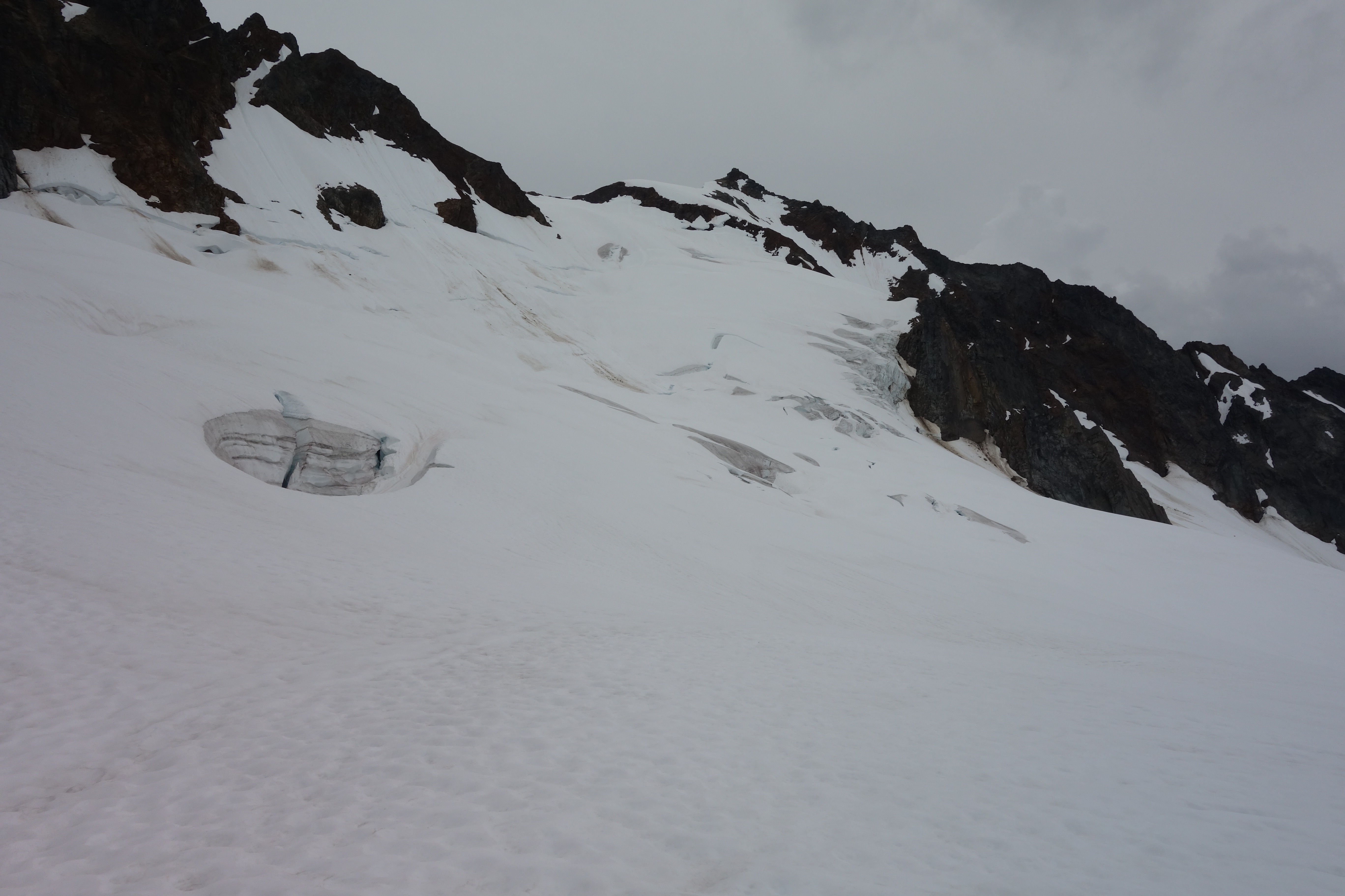 Quien Sabe Glacier and Sahale Peak Quien Sabe Glacier and Sahale Peak