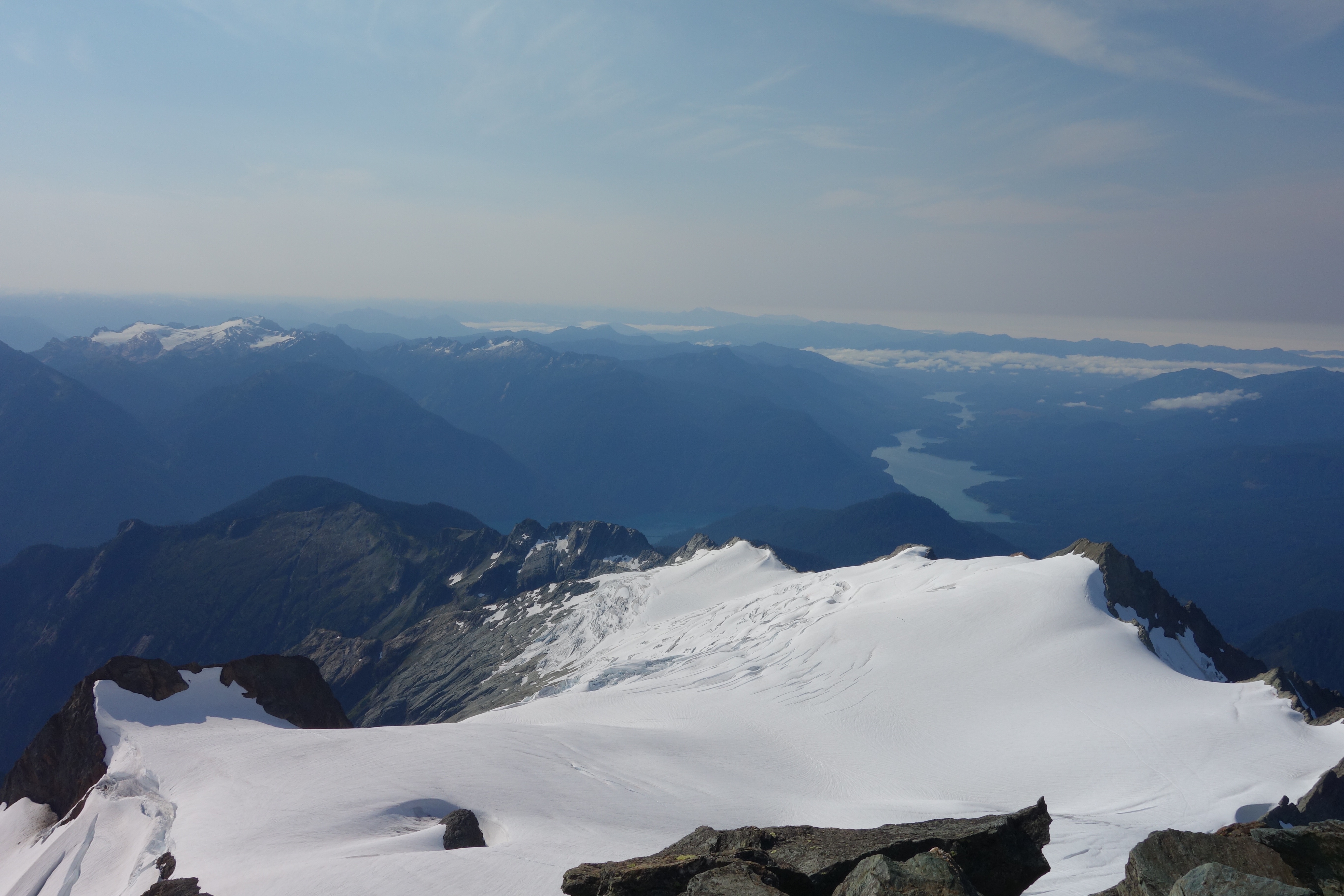 Sulphide and Crystal glaciers