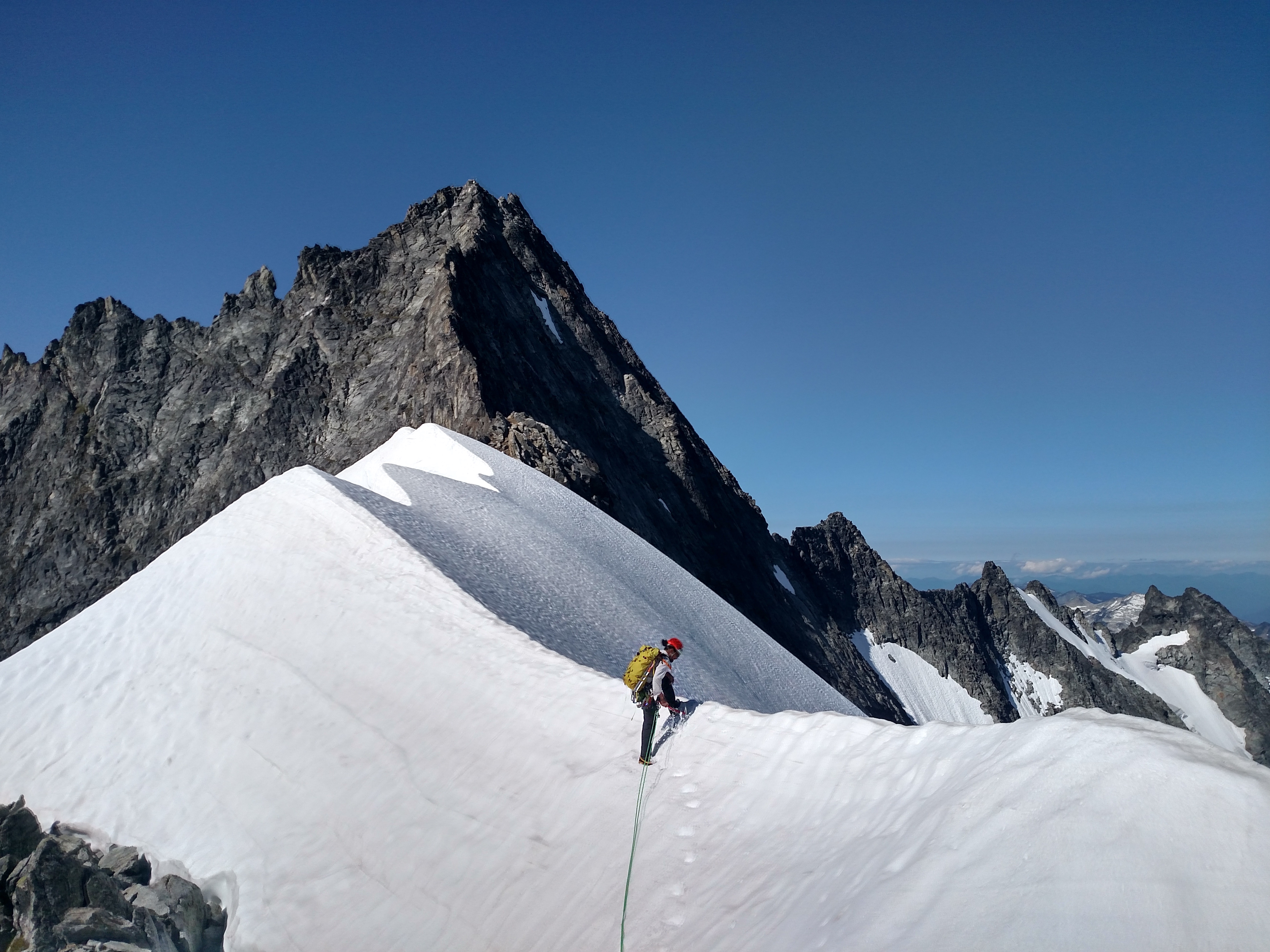 2/3 of the way up the North Ridge 2/3 of the way up the North Ridge