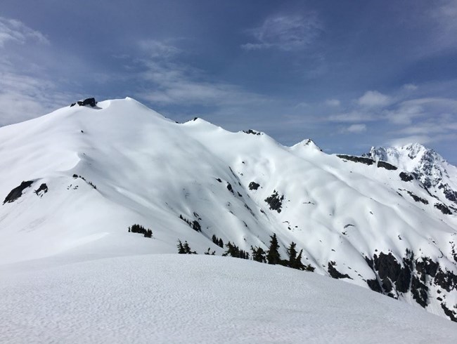 The North Ridge of Ruth Mountain
