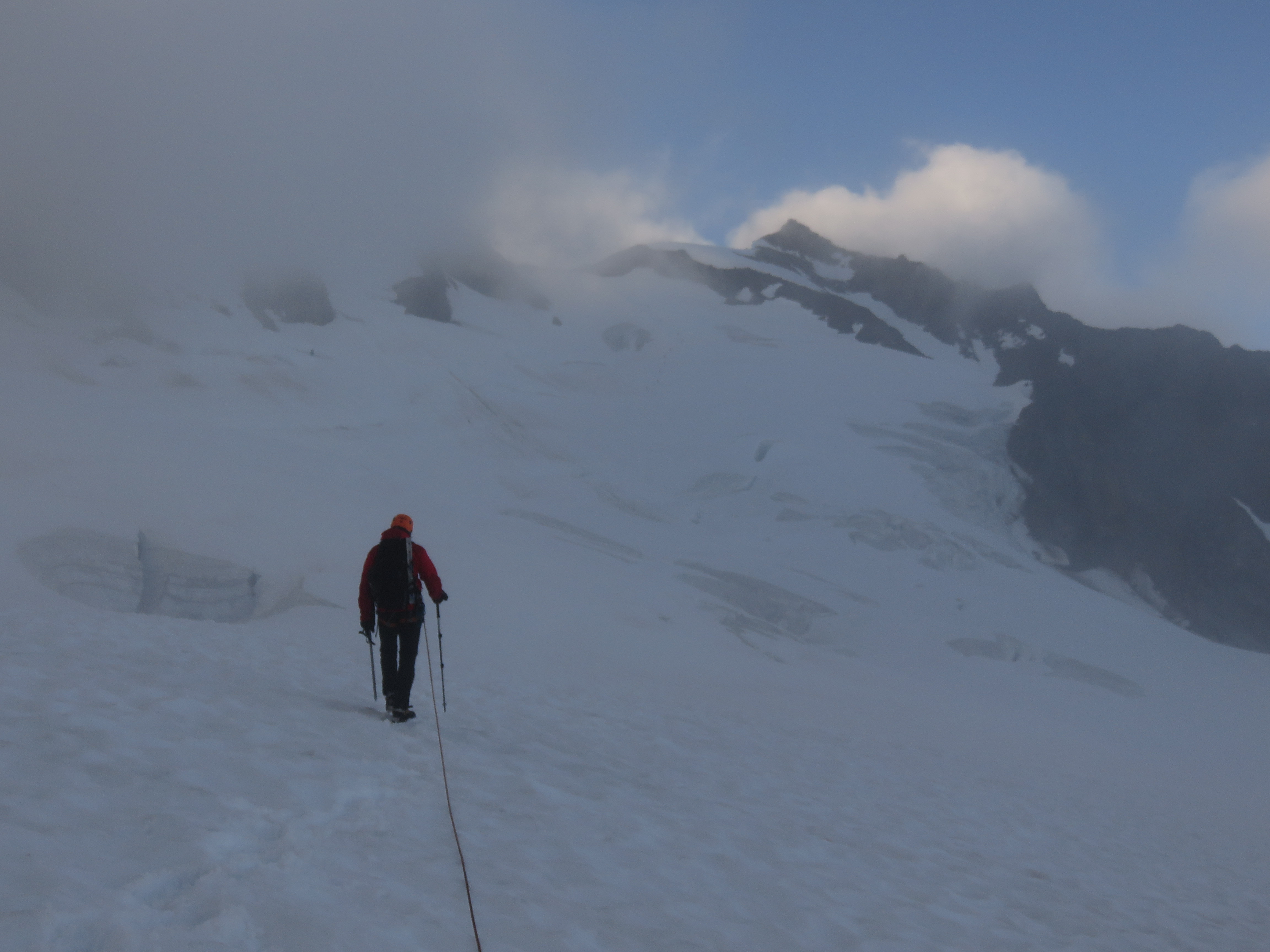 Looking across the Quien Sabe glacier