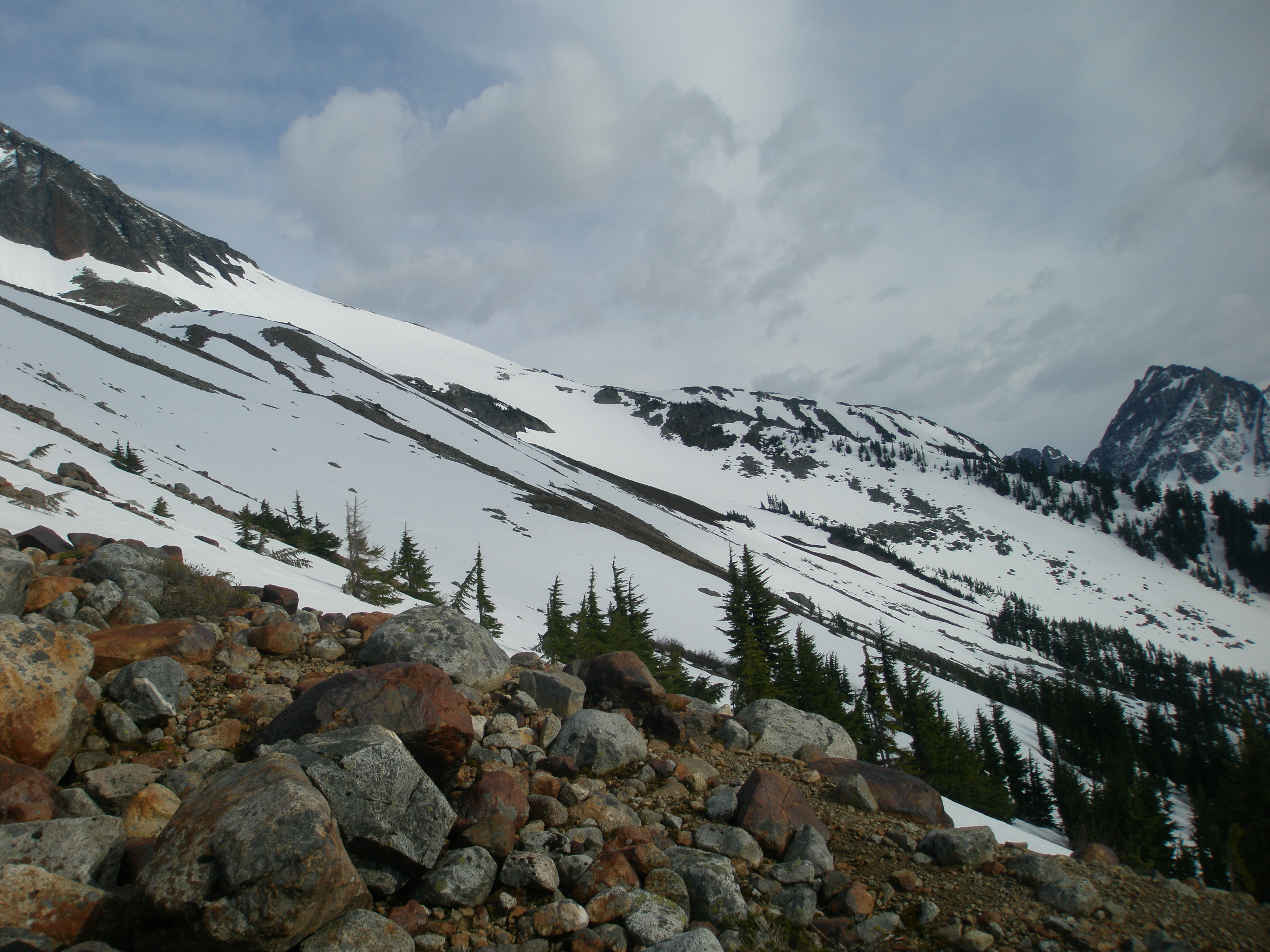 Sahale Arm and Cascade Pass from Boston Basin