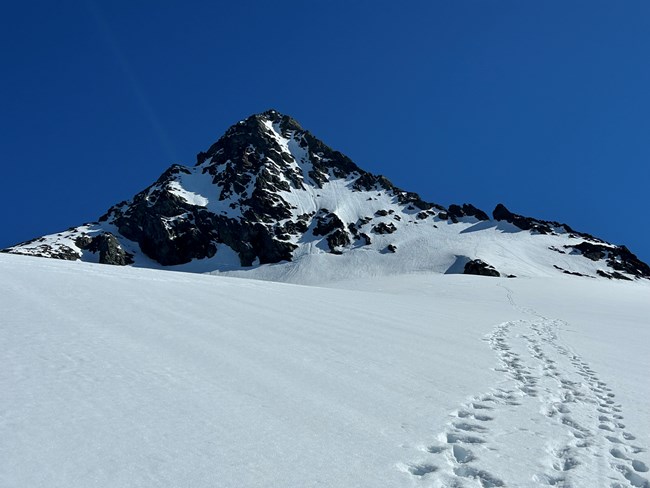 Mt. Shuksan Summit Pyramid mid June