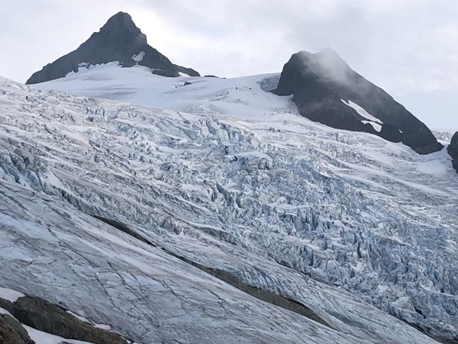 Sulphide glacier late August