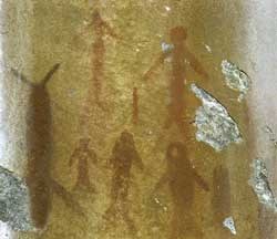 Ancient native drawing Ancient native drawing