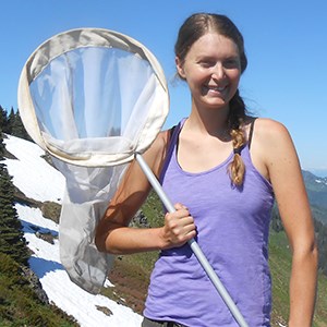 Michelle Toshack at Sauk Mountain Photo: NPS/Regina Rochefort