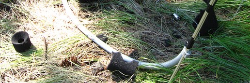 Bear damage to equipment at Rainbow Loop Trail. Image Credit: NPS/NOCA