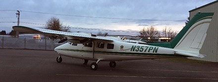 WDFW airplane on ground