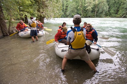 Rafting on the Skagit River