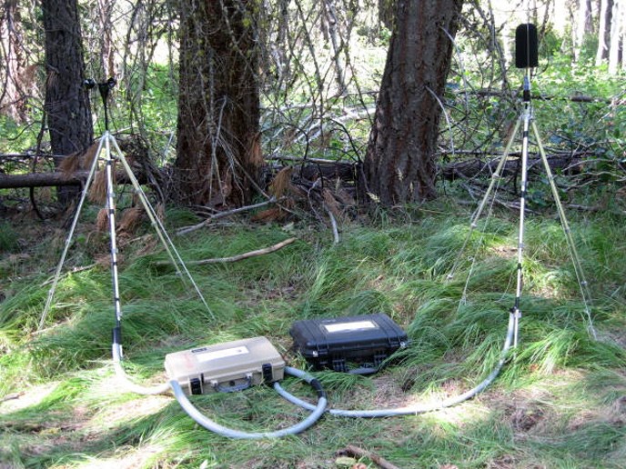 Monitoring equipment at Rainbow Loop. Image Credit: NPS/NOCA Monitoring equipment at Rainbow Loop. Image Credit: NPS/NOCA