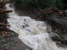 Cascade River Wash Out - Boston Creek NPS Photo