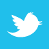 white bird on blue background