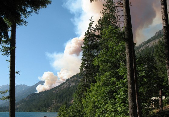 Day 1 of the Rainbow Bridge Fire