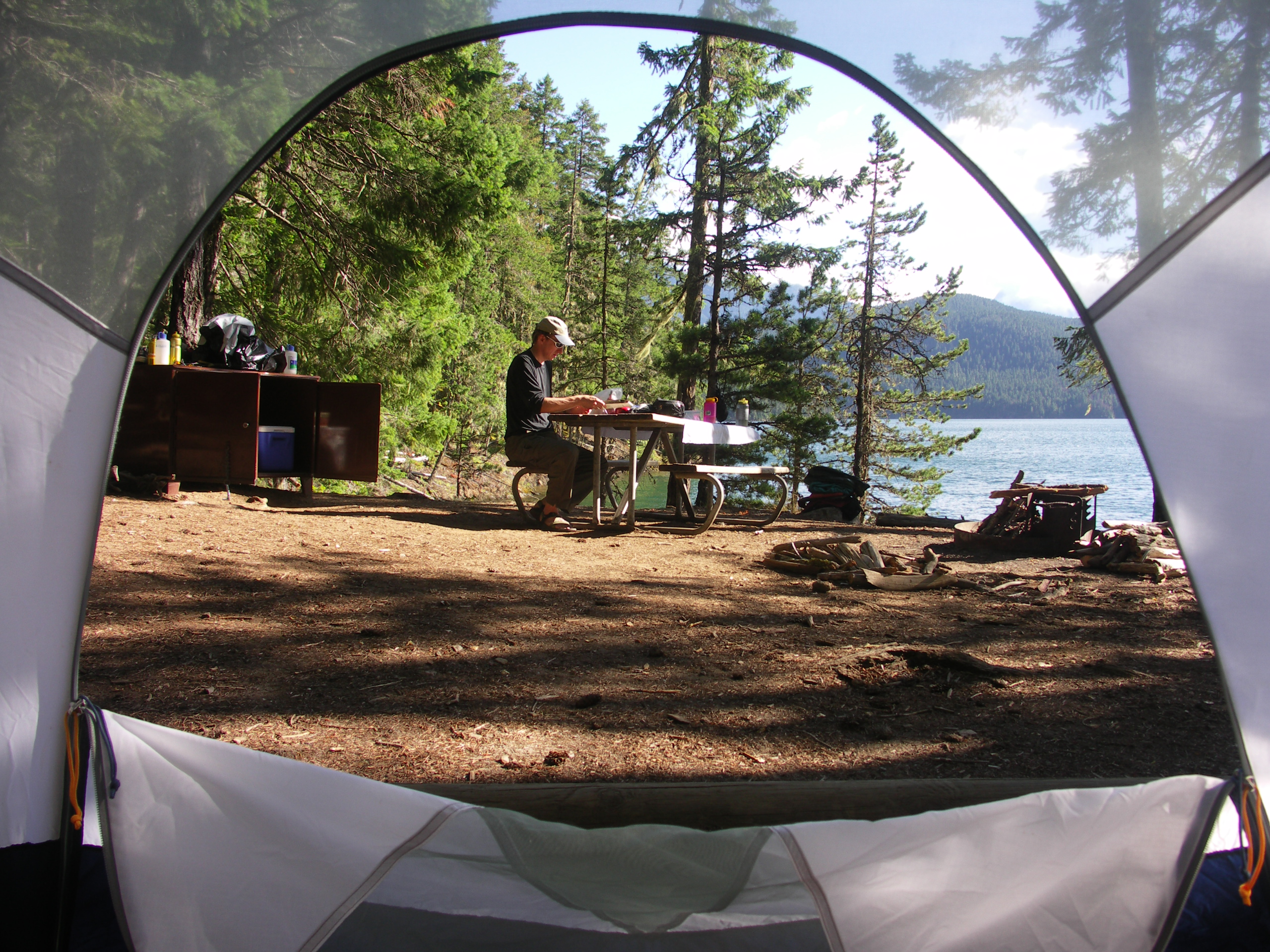 boating on ross lake - north cascades national park u.s