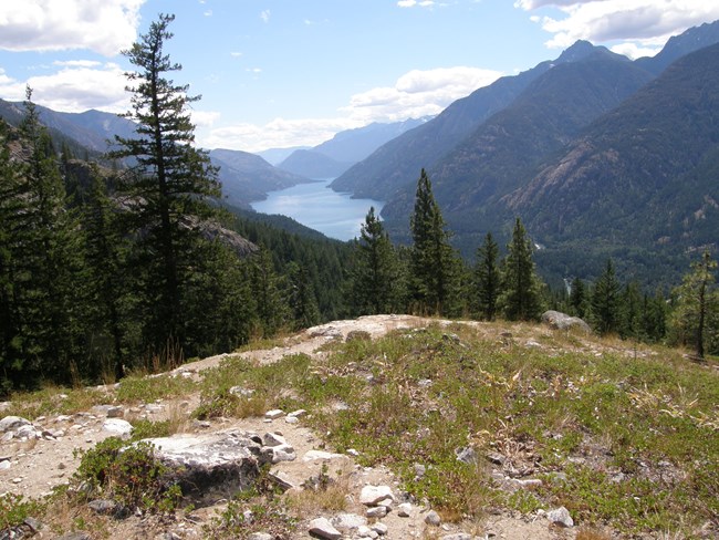 Rainbow Creek view down Lake Chelan