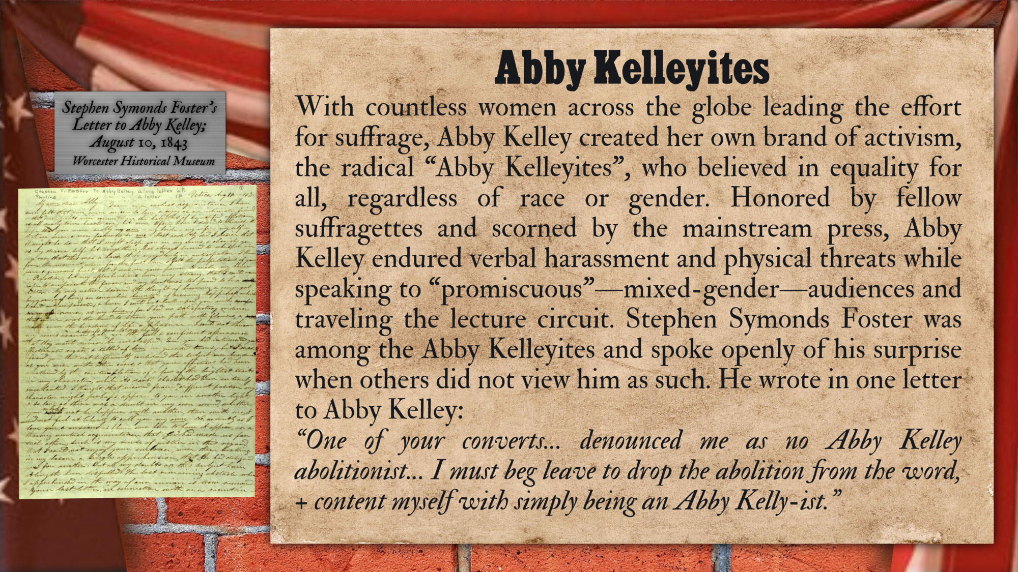 Abby Kelley Foster - Women's Rights National Historical Park (U.S. National  Park Service)