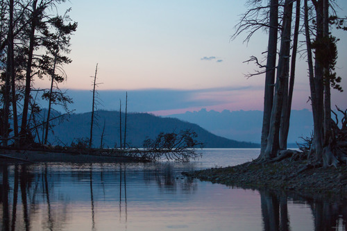 Southest arm of Yellowstone Lake