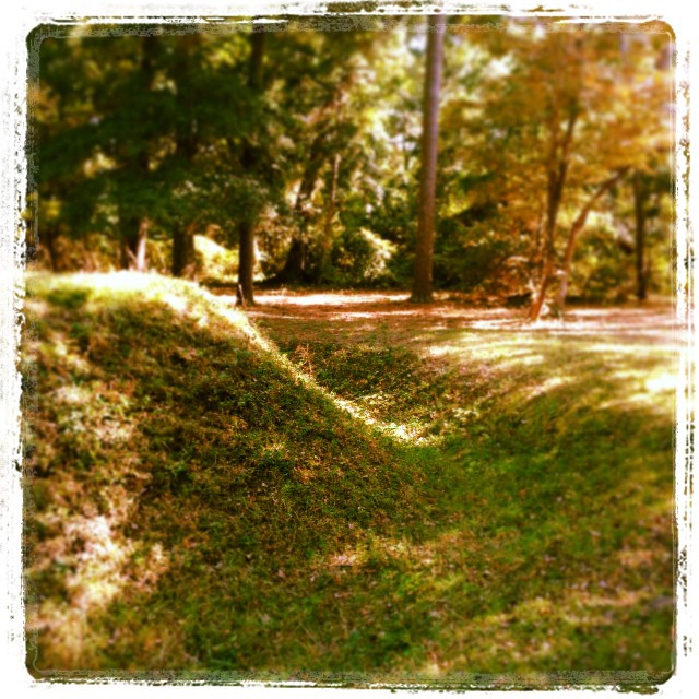 Stylized photograph of Fort Raleigh | National Parks Near Raleigh